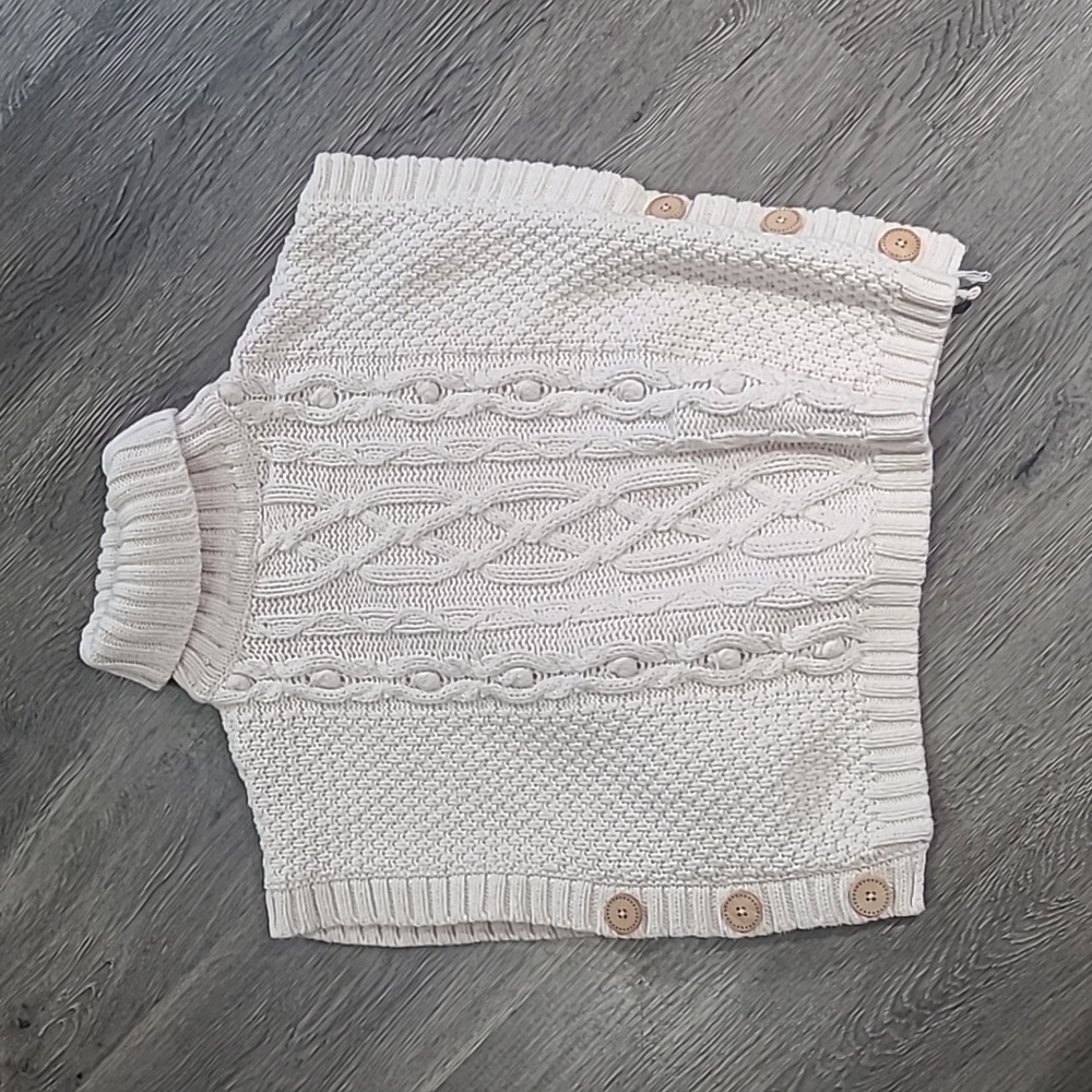 Girls pink poncho